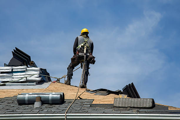 Professional Flat Roof Repair technician working in Russellton, PA